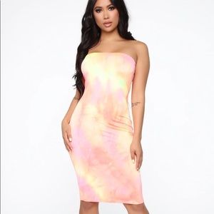 NWT Fashion Nova Tie Dye For You Tube Dress